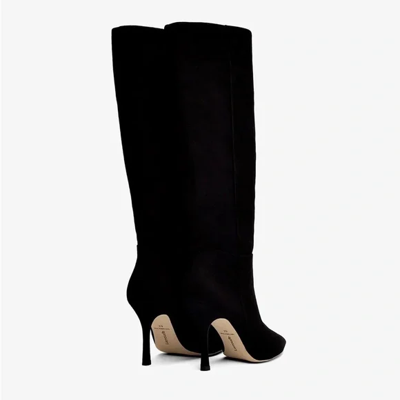 Larroude Kate Boot in Black Suede | LIKE NEW - Picture 6 of 10